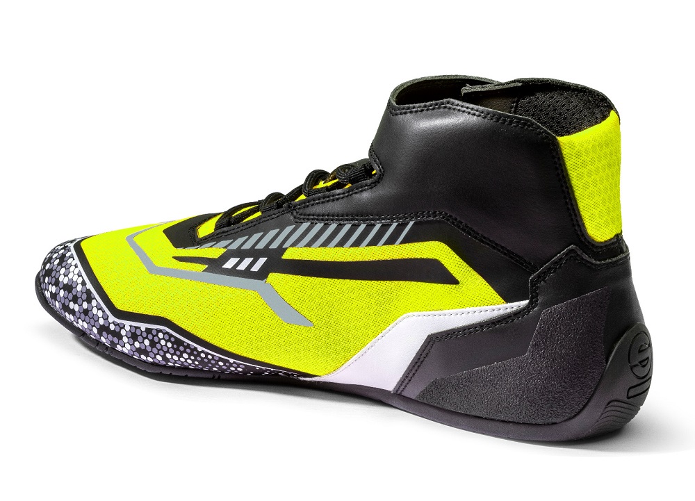 SPARCO K-ROCK Ботинки для картинга,черные с жёлтым, р-р 47