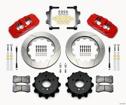 WILWOOD BMW E92/E93 325i/328i/330i/335i Комплект тормозной системы зад, 4 поршневой, красный