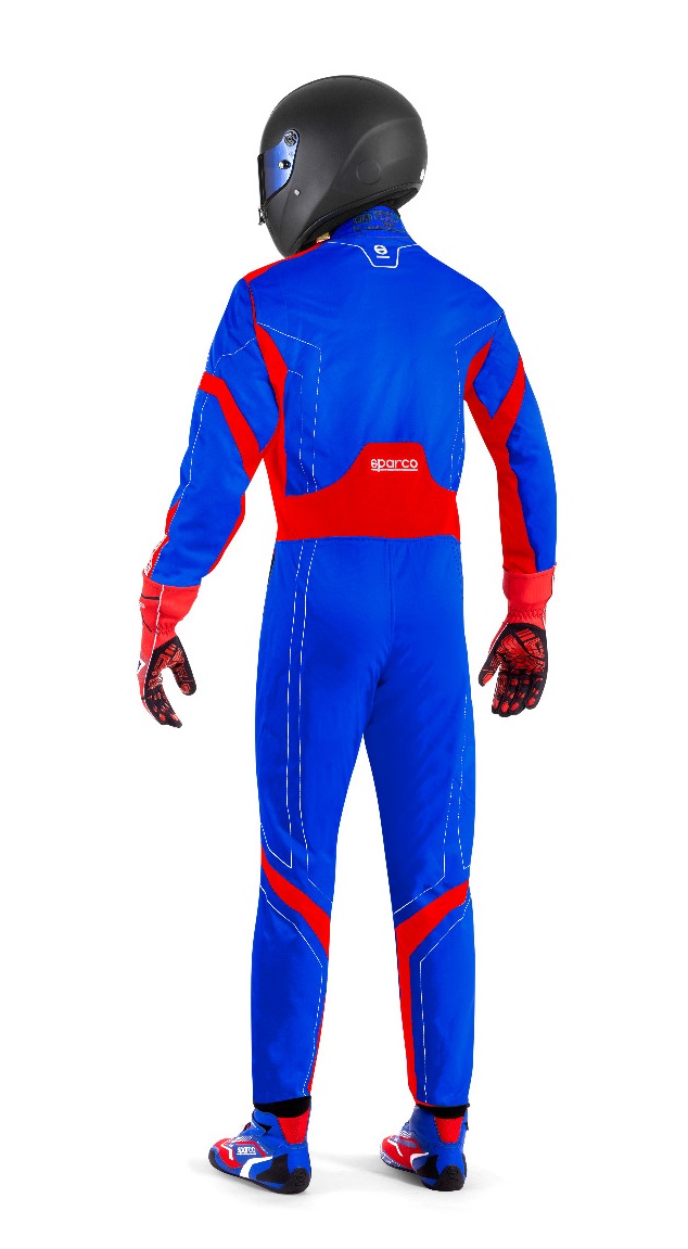 SPARCO THUNDER ADVANCED Комбинезон для картинга, FIA 8877-2022 синий c красным, р-р XL