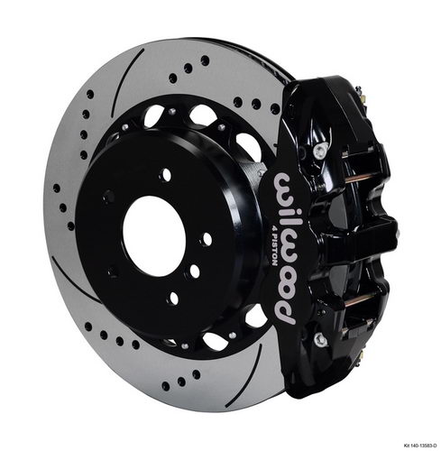 WILWOOD BMW E92/E93 325i/328i/330i/335i Комплект тормозной системы зад, 4 поршневой, черный