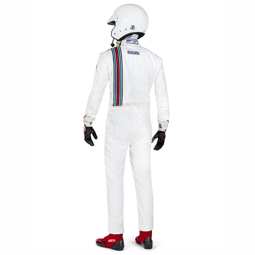 SPARCO VINTAGE R567 Комбинезон для автоспорта, 2-х слойный, FIA 8856-2018, белый, р-р 54