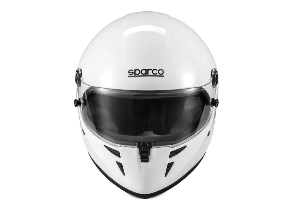 SPARCO STEALTH CMR Шлем для картинга детский (Snell-FIA CMR-2016), белый, р-р S (55-56)