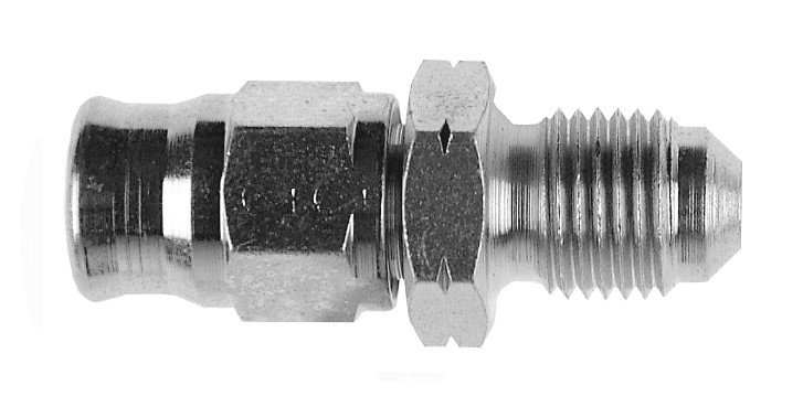 GOODRIDGE Фитинг прямой "папа", M10 x 1.00 мм, размер 03, хром