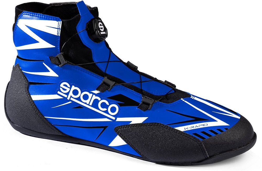 SPARCO K-RAPID Ботинки для картинга, FIA 8877-2022. синие с белым, р-р 46