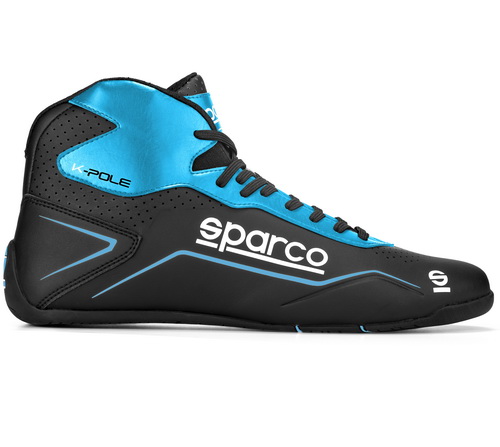 SPARCO K-POLE Ботинки для картинга, черные с голубым, р-р 45