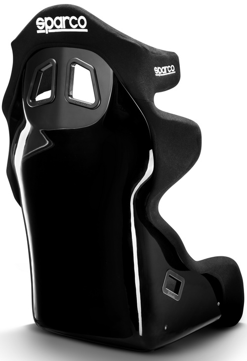 SPARCO PRO ADV QRT Сиденье для автоспорта, FIA 8855-1999,чёрное,  вес 9,3 кг., размер M/L.