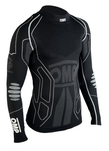 OMP KS WINTER Футболка для зимнего картинга, чёрная, р-р S/M