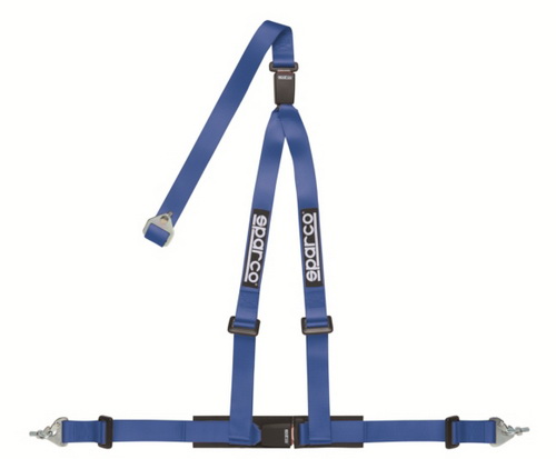SPARCO Ремни 3х точечные 2", синие