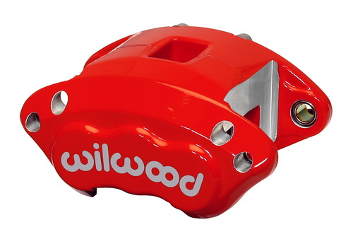 WILWOOD Суппорт тормозной универ.D154, 1 порш., диск 26mm, поршень 2,5 дюйма, красный, алюм./сталь