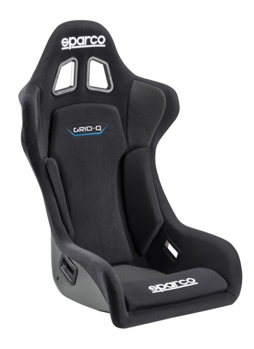SPARCO GRID QRT Сиденье для автоспорта, черное, FIA, вес 6,5 кг