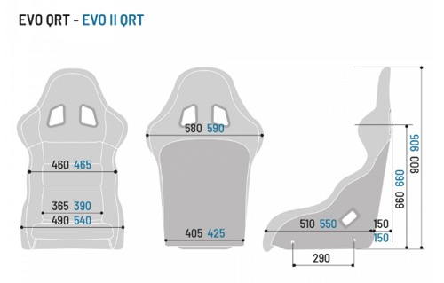 SPARCO EVO II QRT Сиденье для автоспорта, черное, FIA, вес 7,8 кг, размер L