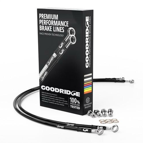 GOODRIDGЕ BMW E71 X6/X6M 2008- Армированные тормозные шланги, оцинкованные