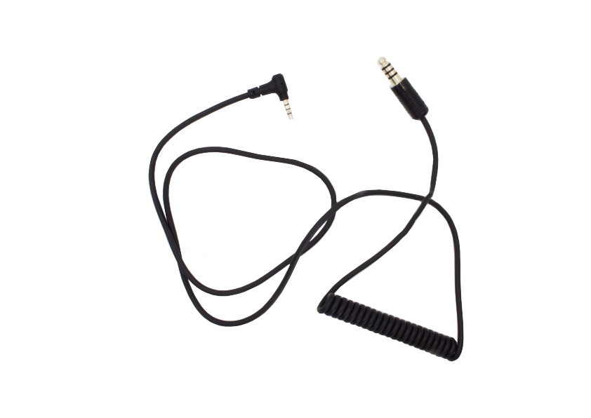 ZERONOIZE Адаптер шлем - сматфон длина 50см NEXUS 4 PIN - JACK 3.5 mm. (папа-папа) совм. со STILO