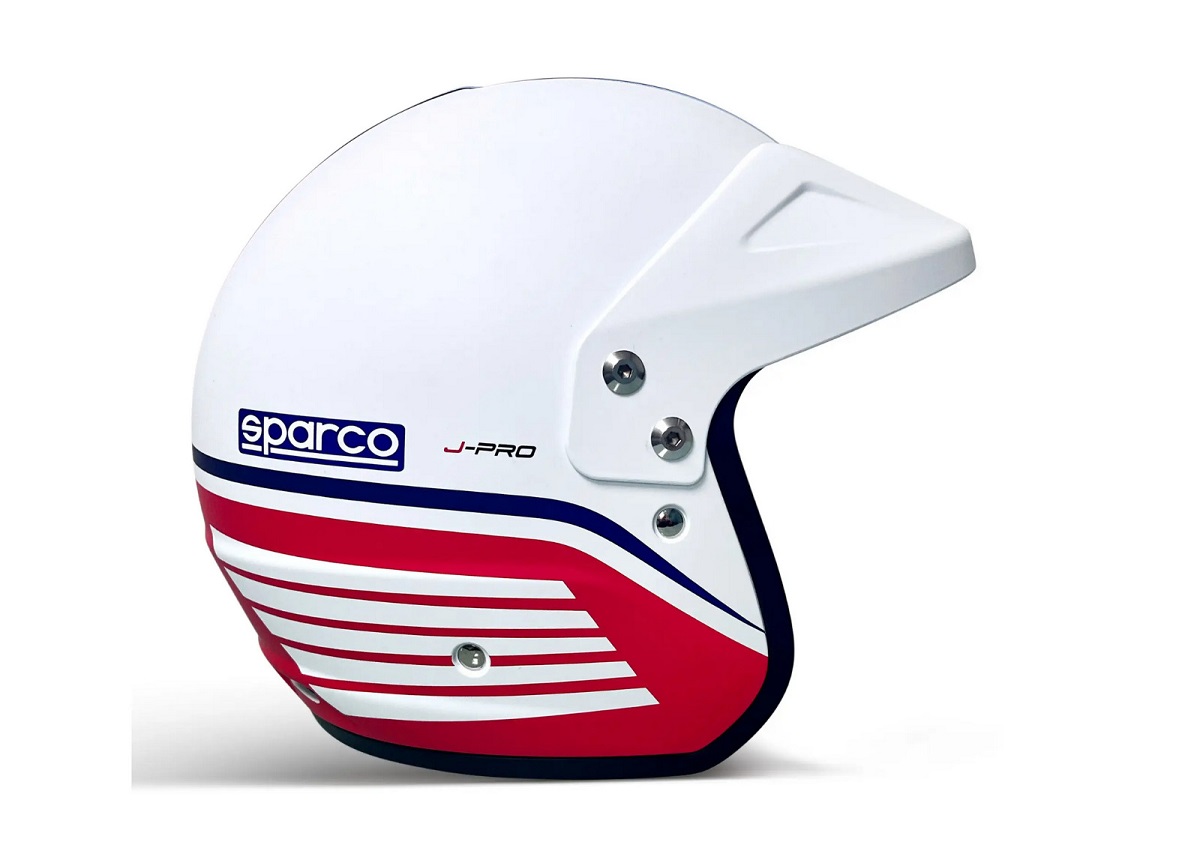 SPARCO J-PRO MARINI RACING Шлем открытый для автоспорта, сертифицирован (ECE 22.06), белый, размер L