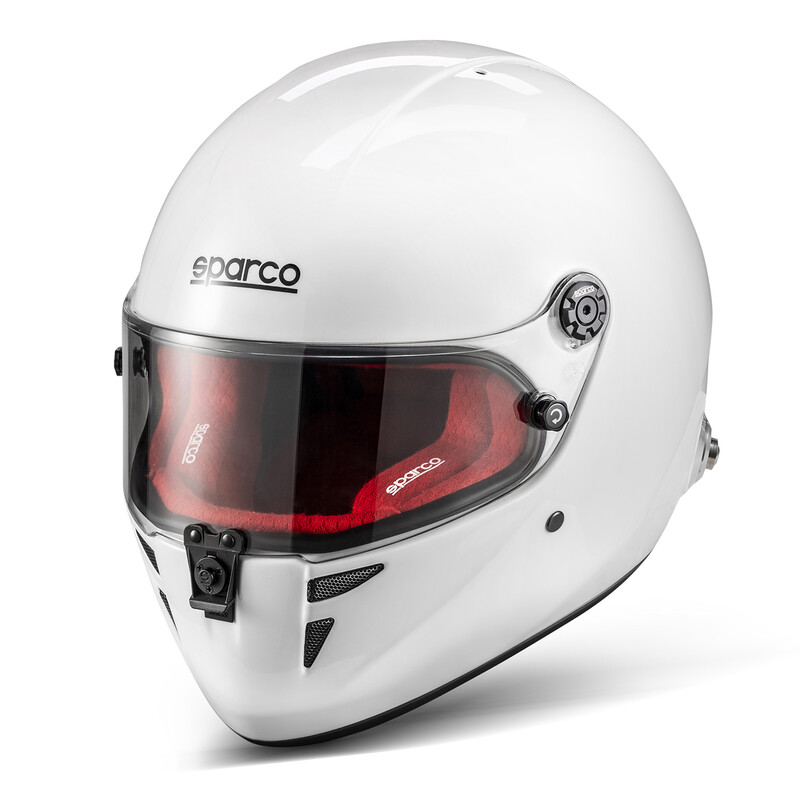 SPARCO STEALTH RF Шлем для автоспорта, (FIA 8859-2024), белый с красным, р-р ML (59) SPARCO STEALTH RF Шлем для автоспорта, (FIA 8859-2024), белый с красным, р-р ML (59)