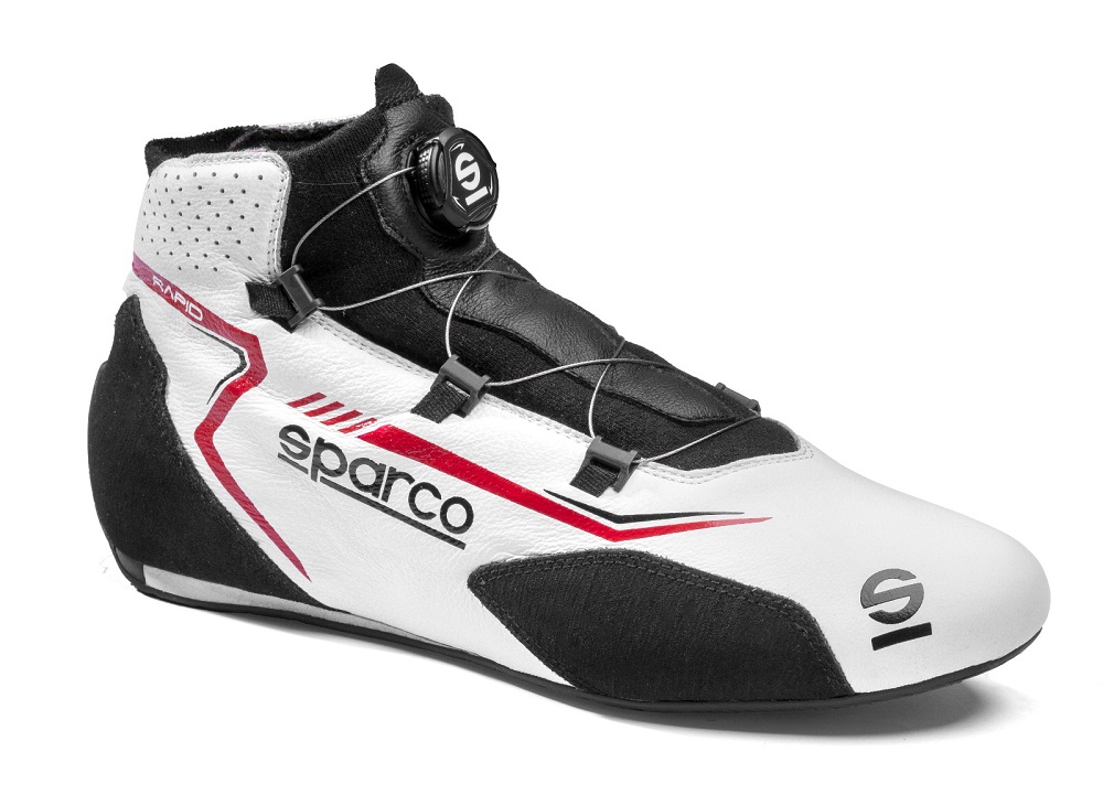 SPARCO RAPID Ботинки для автоспорта, FIA 8856-2018, белые с красным, р-р 48 SPARCO RAPID Ботинки для автоспорта, FIA 8856-2018, белые с красным, р-р 48