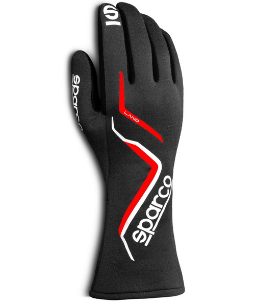 SPARCO LAND Перчатки для автоспорта детские, FIA 8856-2000, черные, р-р 04