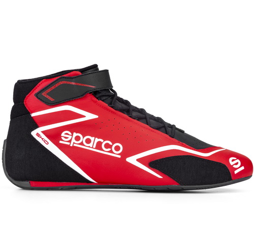 SPARCO SKID Ботинки для автоспорта, FIA 8856-2018, красные с черным, р-р 43