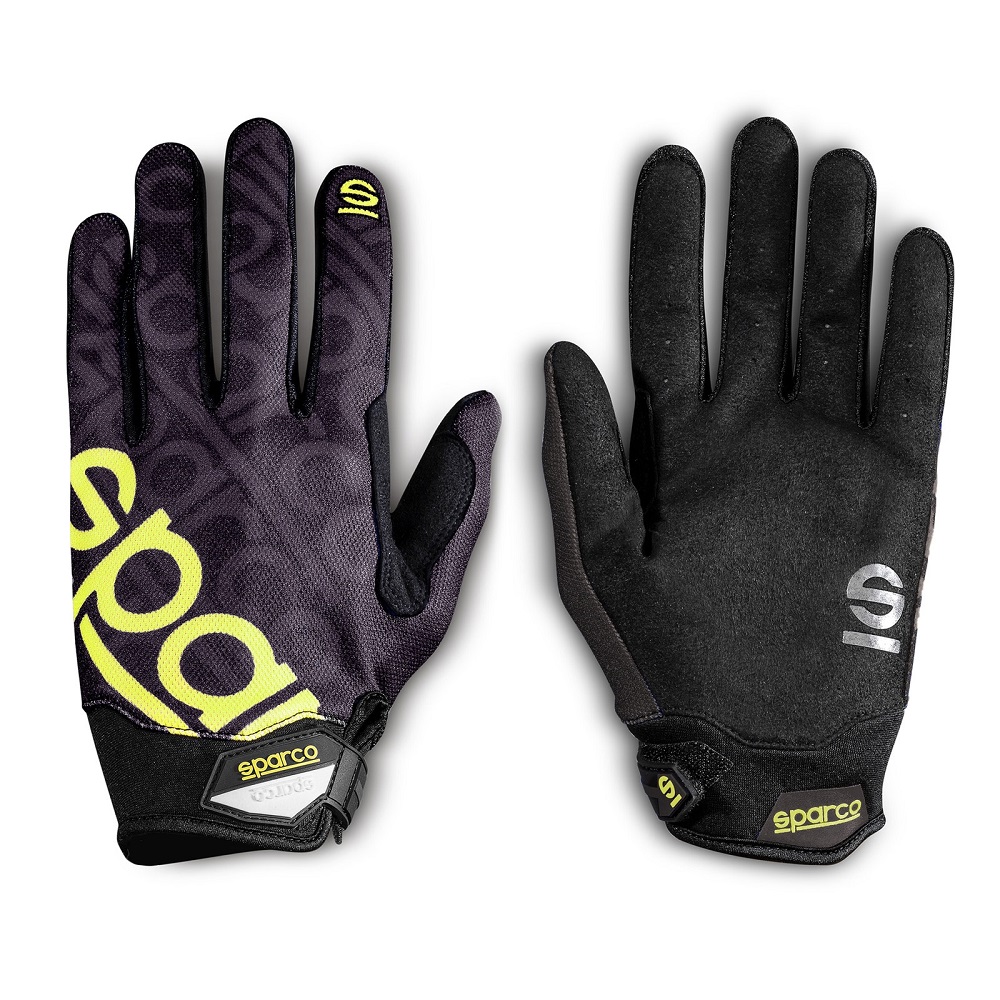 SPARCO MECA-3 Перчатки механика, черные с желтым, р-р M