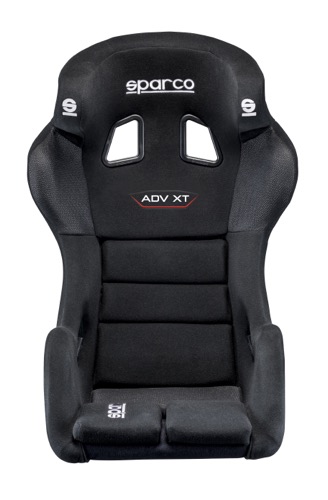 SPARCO ADV XT Сиденье для автоспорта, чёрное карбон, FIA 8862-2009, р-р L, вес 7,5 кг.
