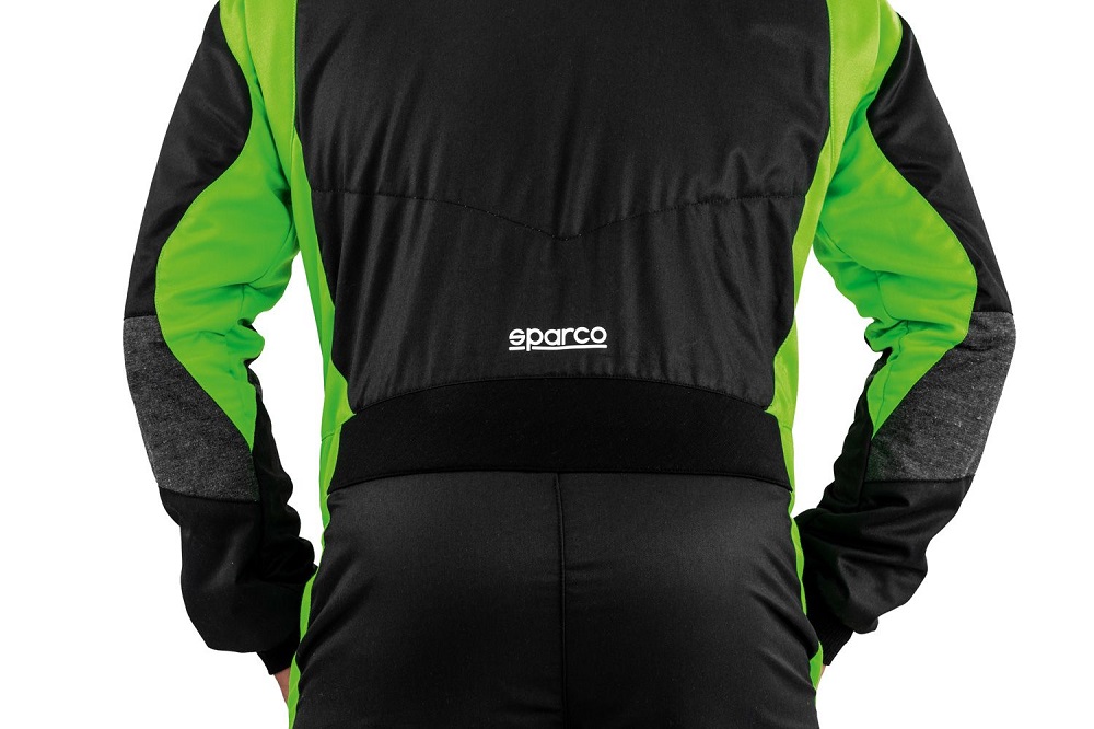 SPARCO FUTURA Комбинезон для автоспорта, 2 слоя, FIA 8856-2018, чёрно-зелёный флуоресцентный, р-р 60 SPARCO FUTURA Комбинезон для автоспорта, 2 слоя, FIA 8856-2018, чёрно-зелёный флуоресцентный, р-р 60