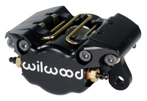 WILWOOD Суппорт тормозной Dynapro Single, 2 поршня, диск 0,38, поршень 1,75 дюйма, черный