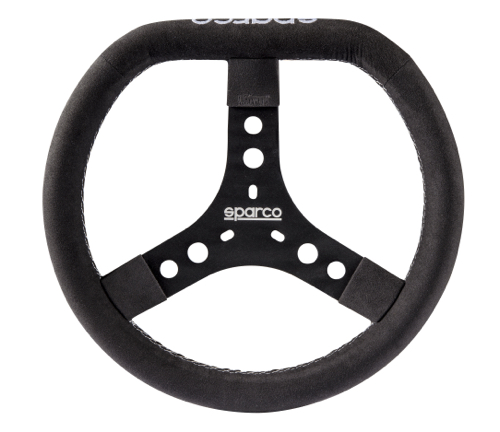 SPARCO K320 Руль для карта черный, три черные спицы, диаметр 320 мм