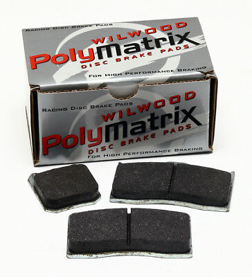 WILWOOD Тормозные колодки состав PolyMatrix Q, для суппорта Dynapro/ Dynalite Single типоразмер 6812