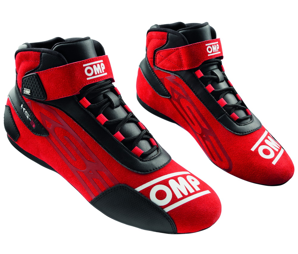 OMP KS-3 Ботинки для картинга, красно-чёрные, р-р 46