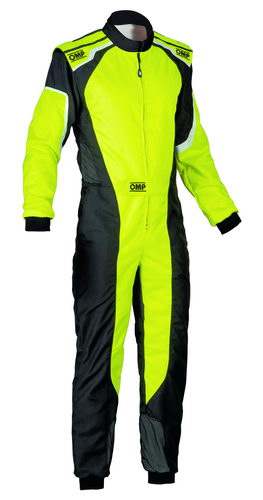 OMP KS-3 CIK-FIA LEVEL 2 Комбинезон для картинга, желто-черный, р-р 54