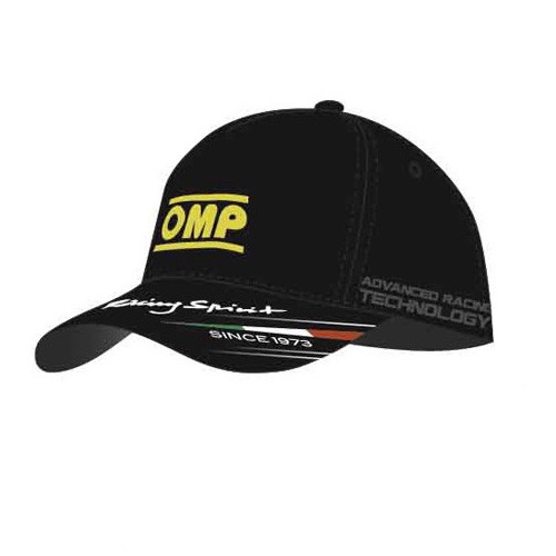 OMP Race Cap Кепка хлопок, черная, One size, детский