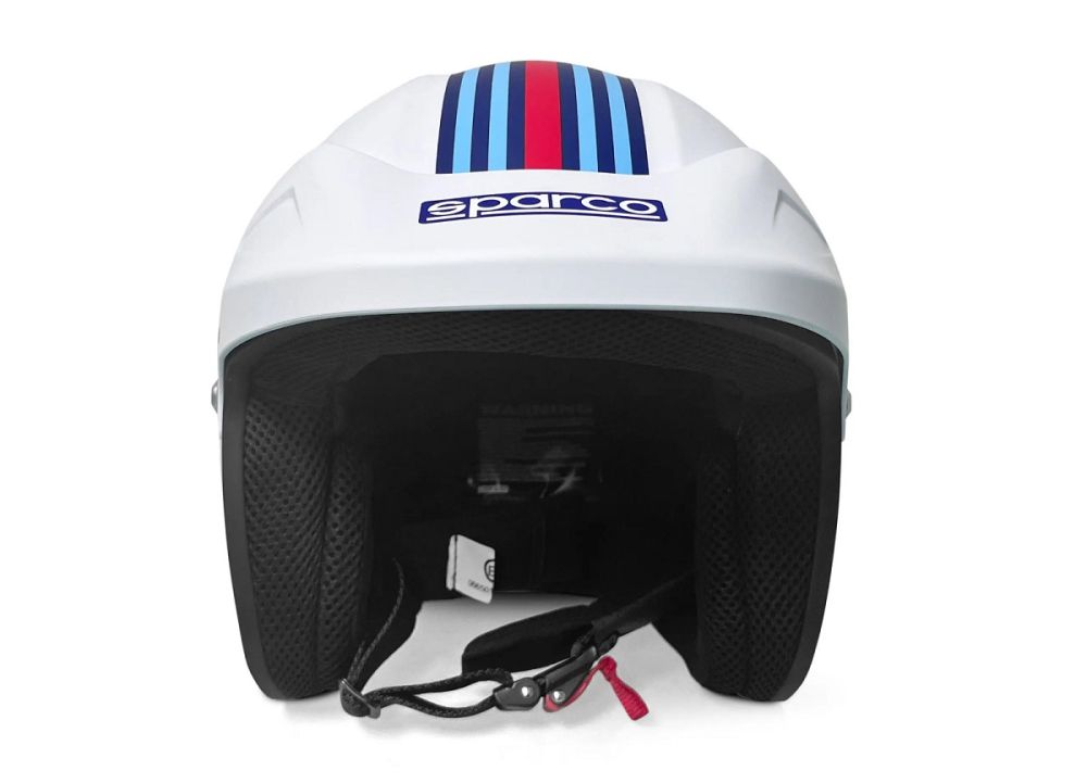 SPARCO J-PRO MARINI RACING Шлем открытый для автоспорта, сертифицирован (ECE 22.06), белый, размер S