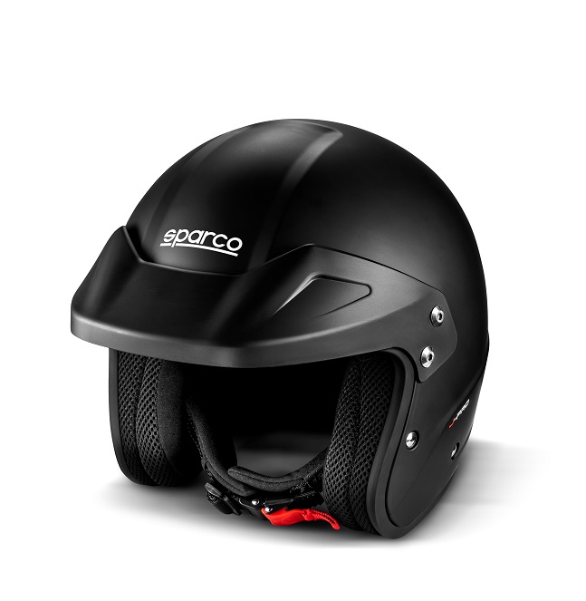SPARCO J-PRO Шлем открытый для автоспорта, сертифицирован (ECE 22.06), черный, размер S