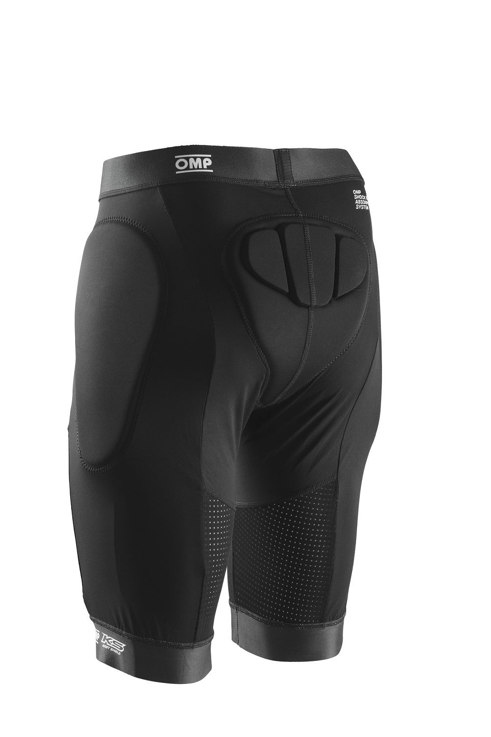 OMP Kart Pants Шорты для картинга, чёрные, размер XL