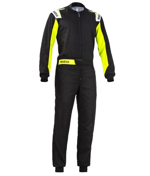 SPARCO ROOKIE Комбинезон для картинга, черный c желтыми вставками, р-р XL