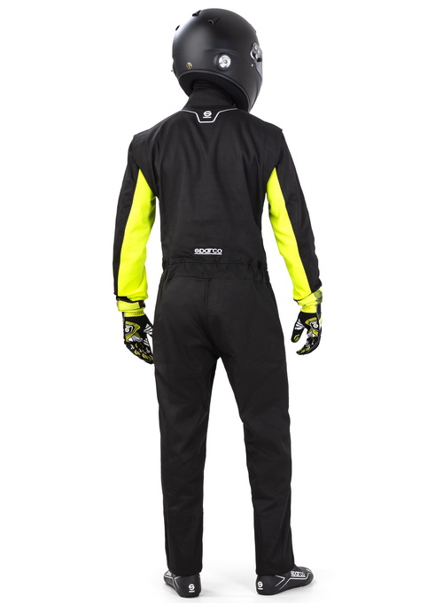 SPARCO ROOKIE Комбинезон для картинга, черный c желтыми вставками, р-р XL