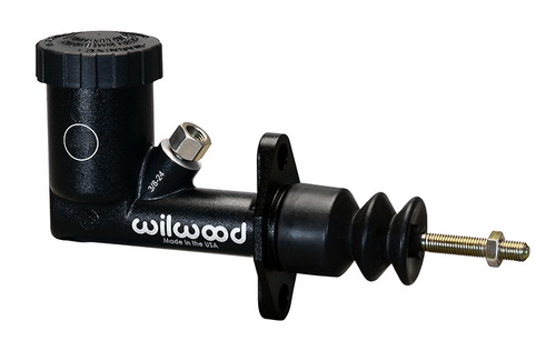 WILWOOD Компактный интегральный тормозной цилиндр GS, 5/8" дюйма( объём 0,39 in³), алюминий черный 