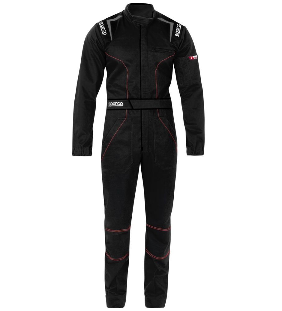 SPARCO MS-4 Комбинезон механика, однослойный, черный, р-р XL