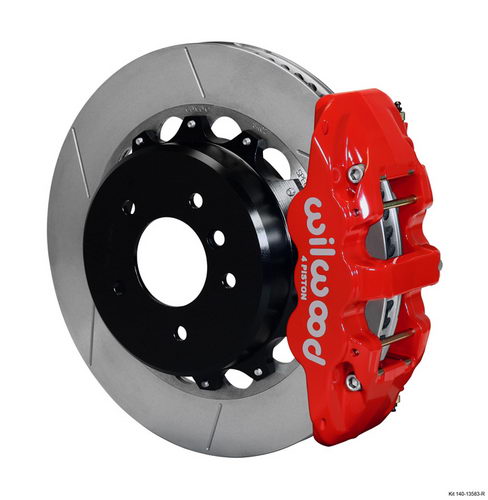 WILWOOD BMW E90 325i/328i/330i/335i Комплект тормозной системы зад, 4 поршневой, красный