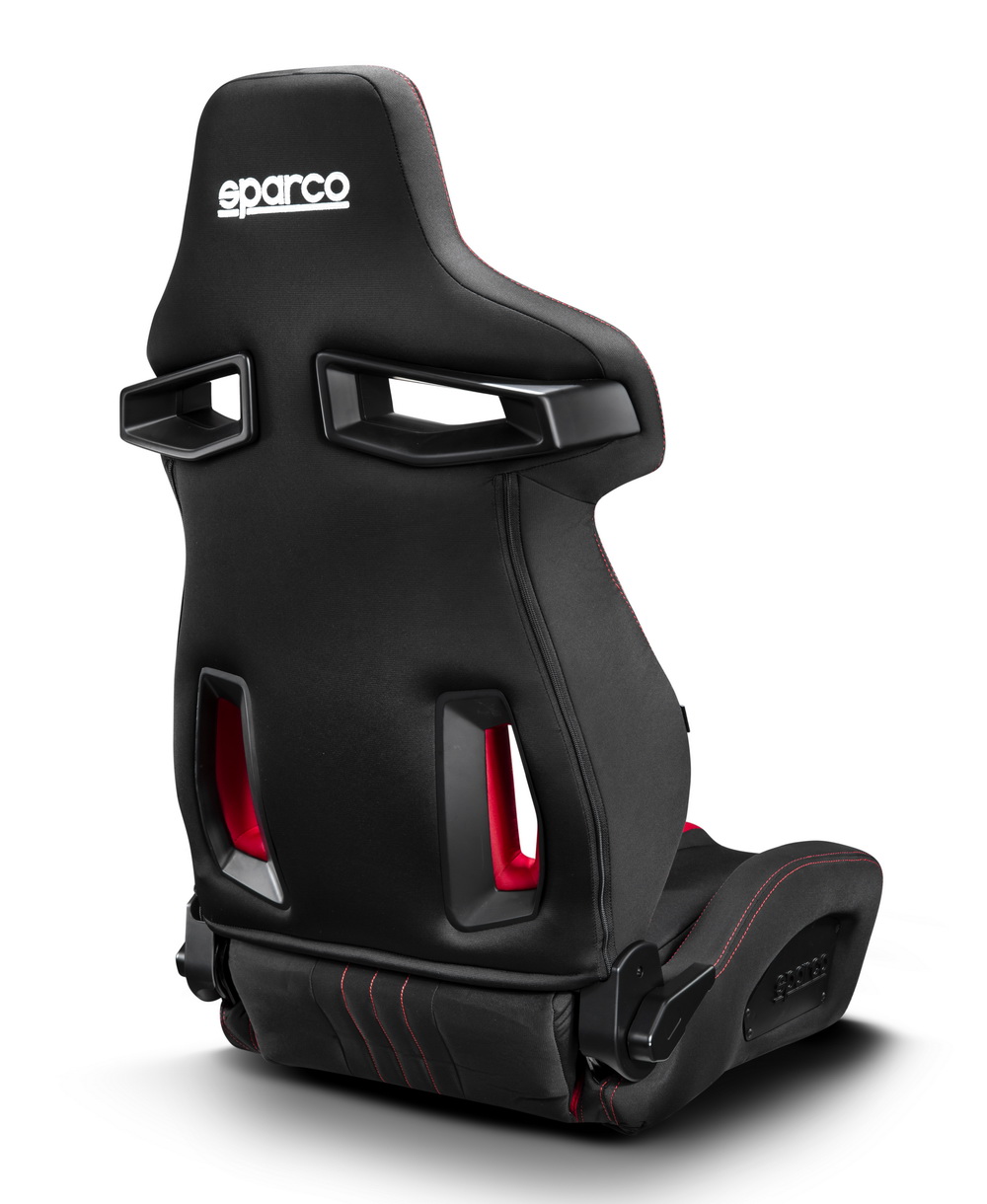 SPARCO R333 Сиденье тюнинг с откидывающейся спинкой, чёрное c красным