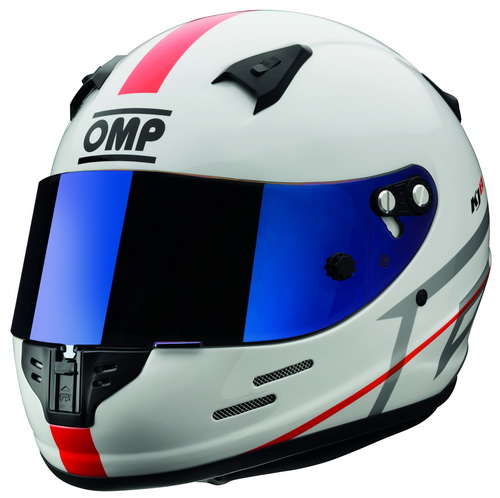OMP KJ8 EVO Шлем для картинга детский (CMR 2016), белый, р-р S (54-55)