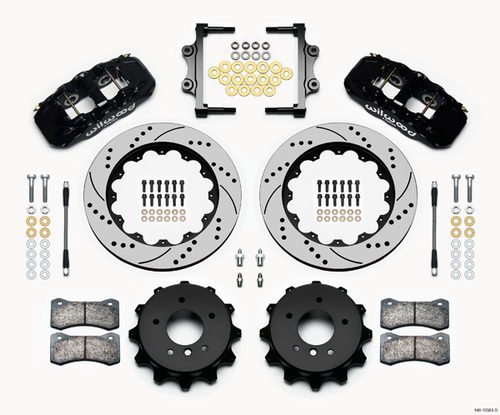 WILWOOD BMW E92/E93 325i/328i/330i/335i Комплект тормозной системы зад, 4 поршневой, черный