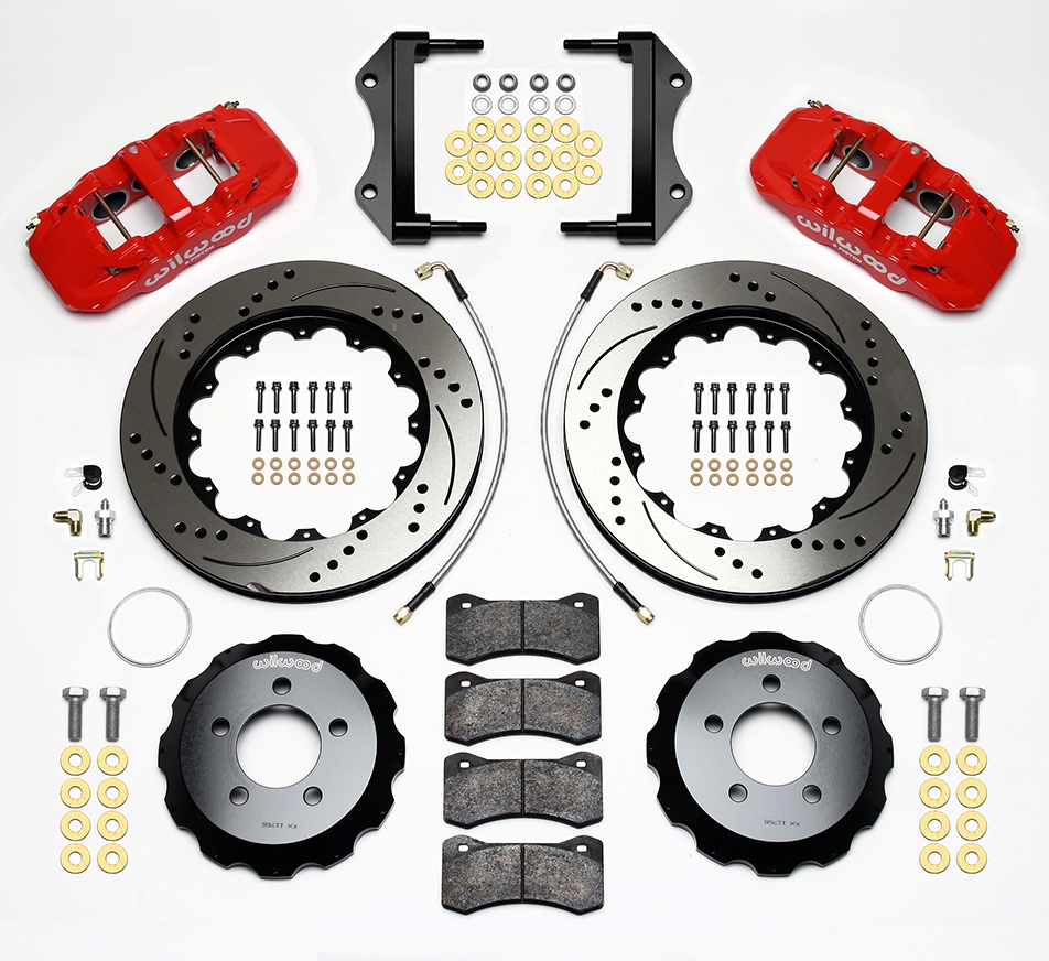 WILWOOD DODGE CHALLENGER (2012-2016) К-кт. передней тормозной системы AERO6, 6 поршней