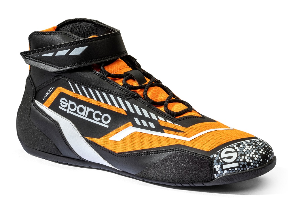 SPARCO K-ROCK Ботинки для картинга,черные с оранжевым, р-р 44