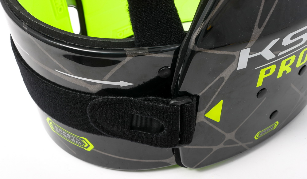 OMP KS-1 PRO Защита ребер для картинга (FIA 8870-2018), черная с желтым, р-р S