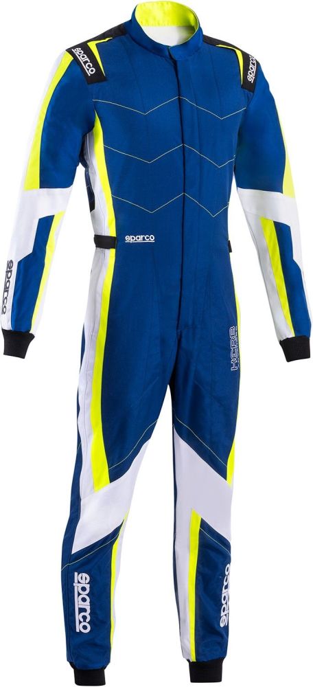 SPARCO KERB ADVANCED Комбинезон для картинга FIA 8877-2022, синий с жёлтым, р-р M