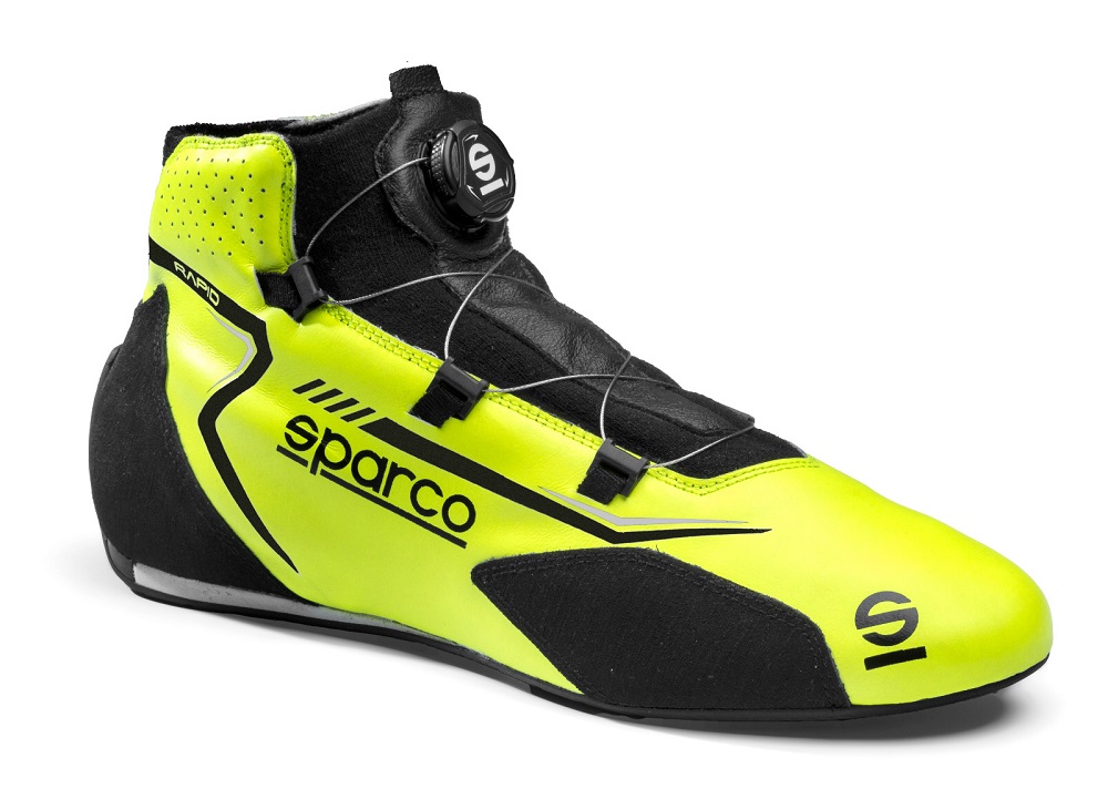 SPARCO RAPID Ботинки для автоспорта, FIA 8856-2018, жёлтые с чёрным, р-р 47 SPARCO RAPID Ботинки для автоспорта, FIA 8856-2018, жёлтые с чёрным, р-р 47