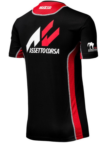 SPARCO ASSETTO CORSA Футболка синтетика, чёрная с рисунком р-р S