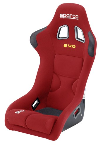SPARCO EVO Обшивка сидения, красная