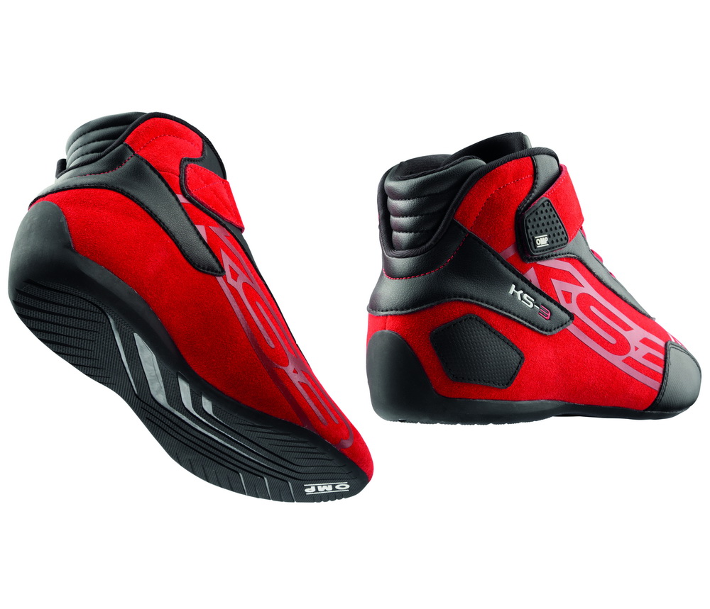 OMP KS-3 Ботинки для картинга, красно-чёрные, р-р 42
